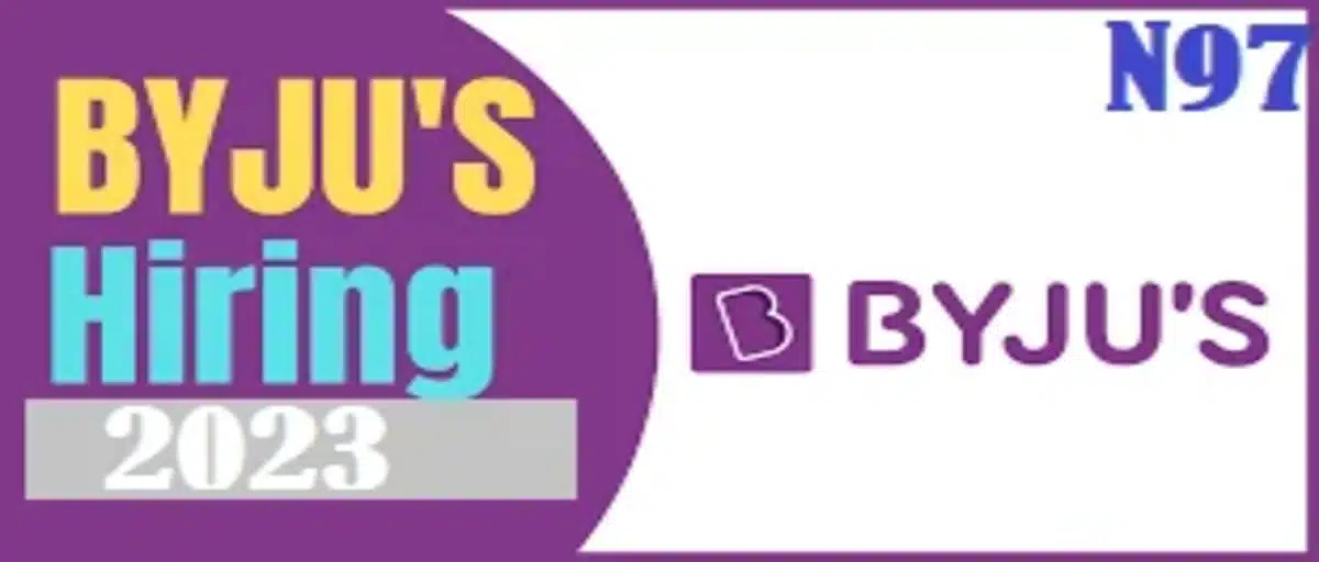 Byjus Recruitment 2023