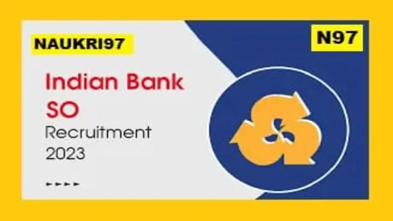 Indian Bank Recruitment 2023