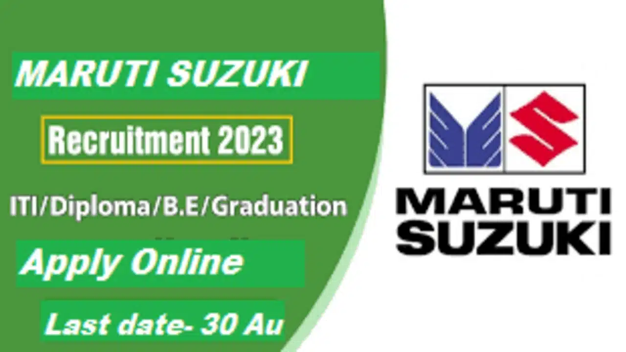 maruti Suzuki Recruitment 2023