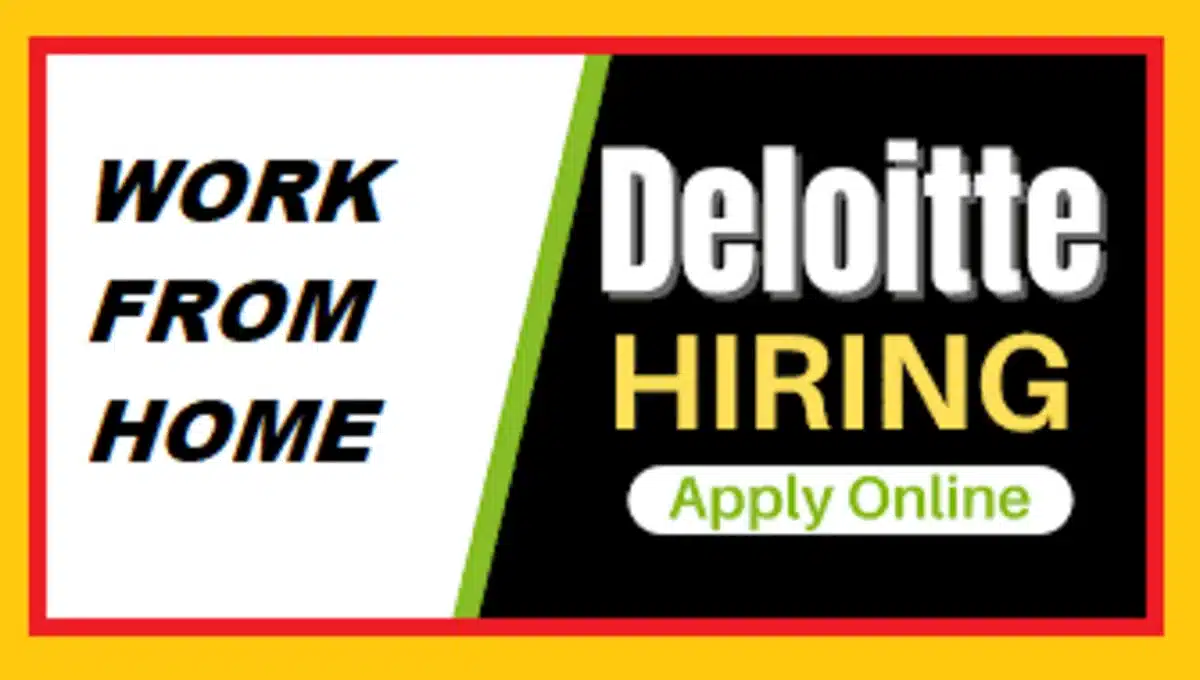 DELOITTE WORK FROM HOME JOB