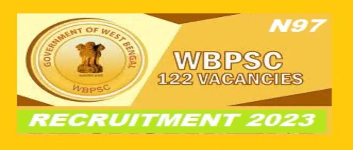 WBPSC Recruitment 2023 Notification