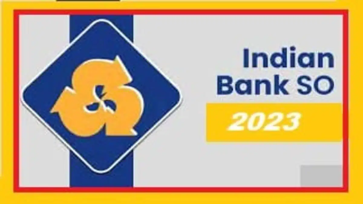 Indian bank recruitment 2023