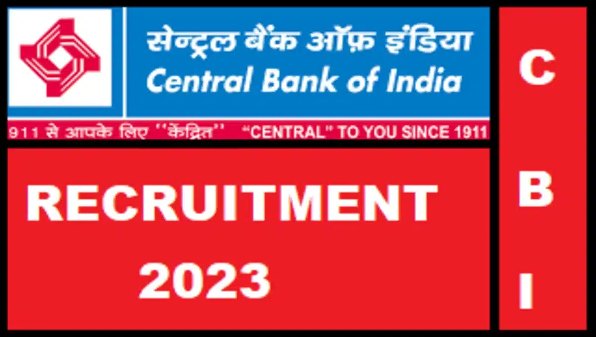 central bank of india recruitment 2023