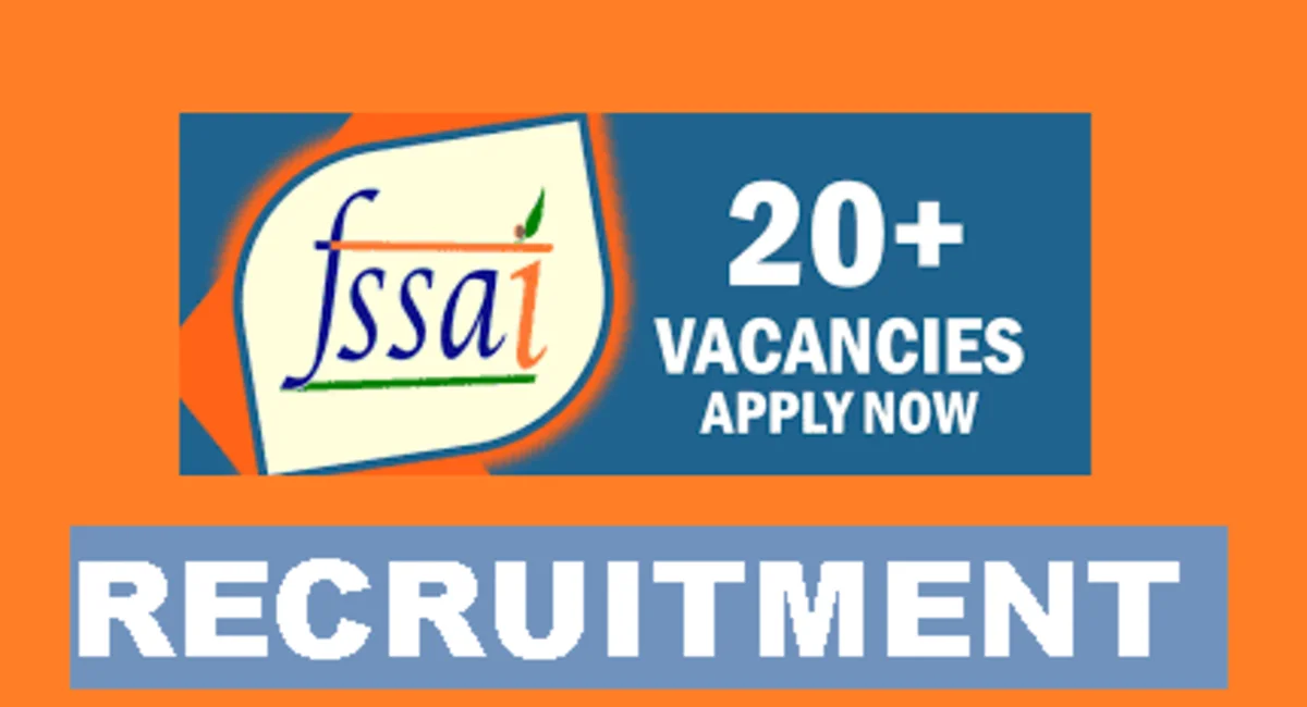 FSSAI Recruitment for fresher